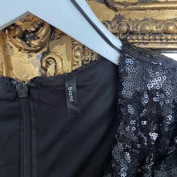 Sequin Long Sleeve Dress - Picture 4 of 6